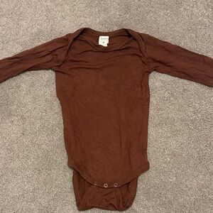 Kate Quinn Cocoa Long Sleeve Bodysuit